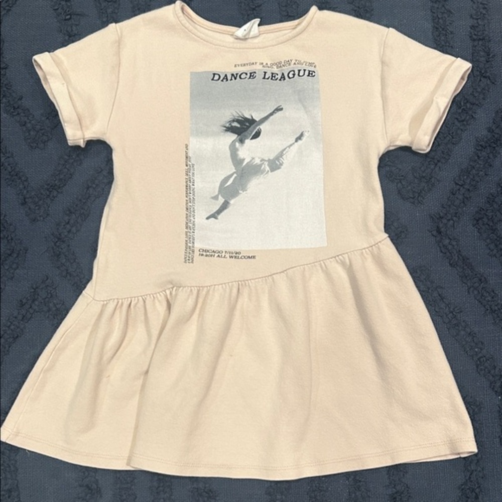 Zara Short Sleeve Sweatshirt Dress